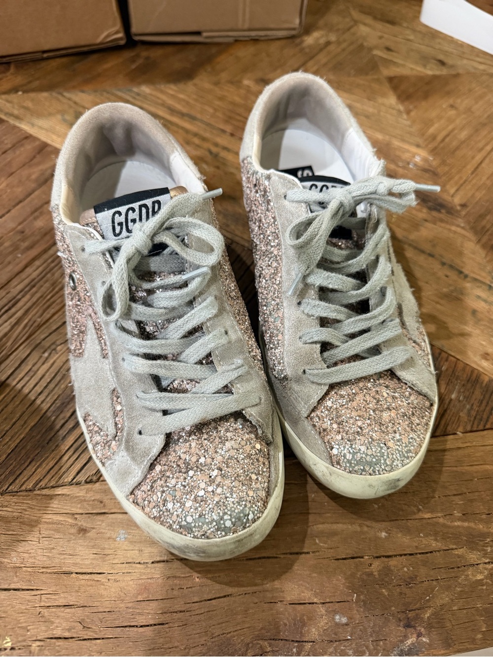 Authentic Golden Goose All Star Glitter